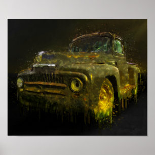 1951 Internationaler Lieferwagen Poster