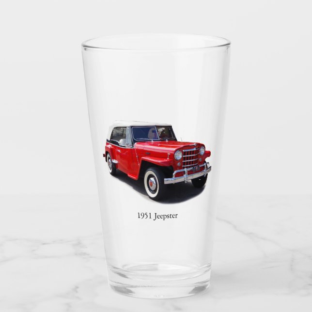 1951 Jeepster-Topglas Glas (Vorderseite)