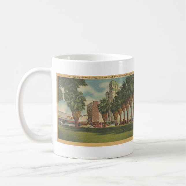 1951 Luhrs Gebäude & Tower, Phoenix, AZ Kaffeetasse (Links)