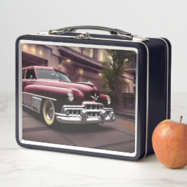 1951 Lunch-Box für klassisches Autometall Metall Brotdose