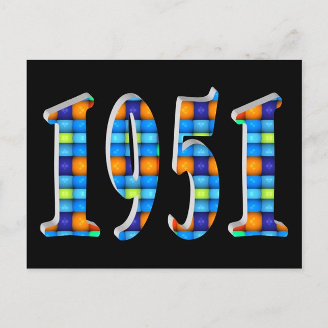 1951 POSTKARTE (Vorderseite)