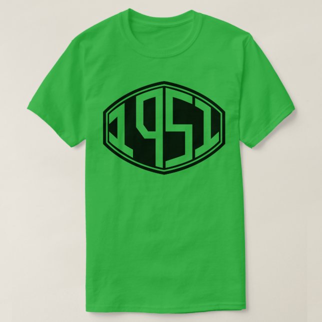 1951 Retro-Hipster Geburtstag T-Shirt (Design vorne)