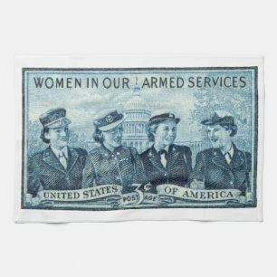 1952 Frauen im US-Militärdienst Küchentuch