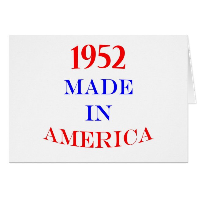 1952 machte in Amerika (Vorderseite (Horizontal))
