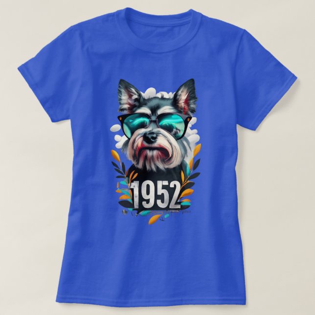 1952 Schnauzer T-Shirt (Design vorne)