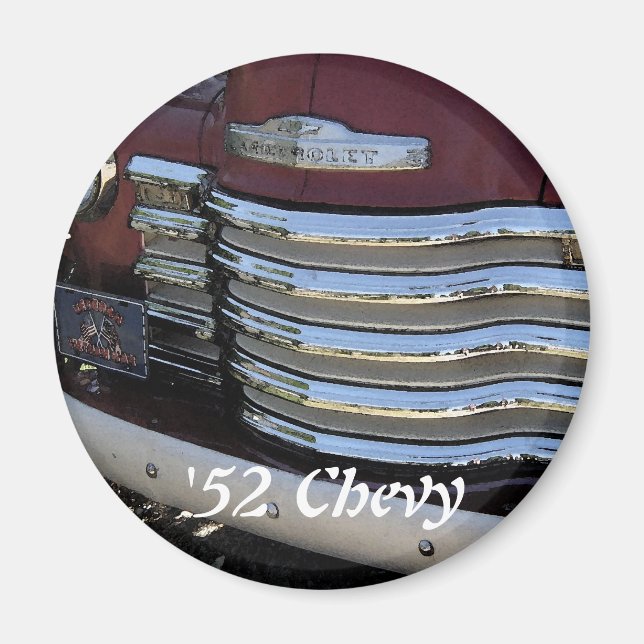 1952 Vintag Chevy Truck Grill - Magnet (Vorne)
