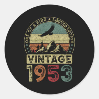 1953 71.71 RUNDER AUFKLEBER