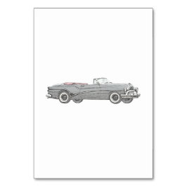 1953 Buick Skylark Cabriolet Coupe - Schwarz Tischnummer