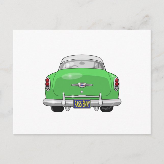 1953 Chevrolet Bel Air Pass Envy Postkarte (Vorderseite)