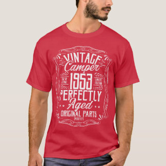 1953 Geburtstagsidee Camper Scout Camping 1953 ret T-Shirt
