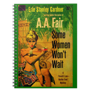 1953 Pulp-Roman "Einige Frauen warten nicht" Notizblock