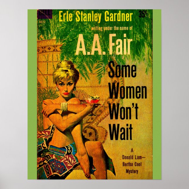 1953 Pulp-Roman "Einige Frauen warten nicht" Poster (Vorne)