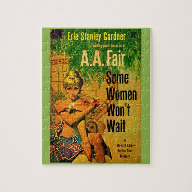 1953 Pulp-Roman "Einige Frauen warten nicht" Puzzle (Vertikal)
