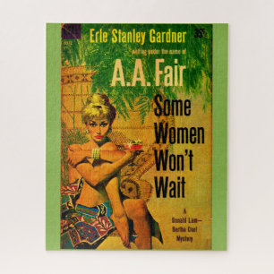1953 Pulp-Roman "Einige Frauen warten nicht" Puzzle