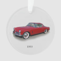 1953 rote Autokrarosserie