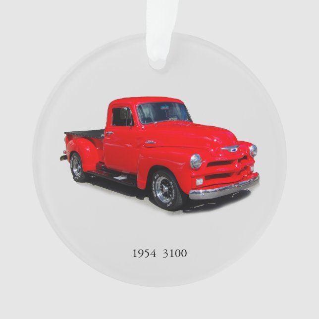 1954 3100 Lieferwagen Truck Plexiglas Ornament (Vorderseite)