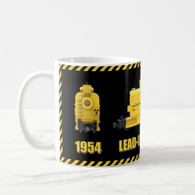 1954 bleiummantelter Dieselzug Kaffeetasse (Links)