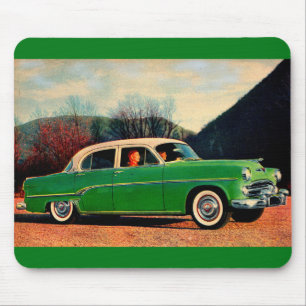 1954 Dodge Royal V8 in grün Mousepad