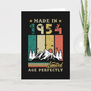1954 Geboren Geburtstag Karte