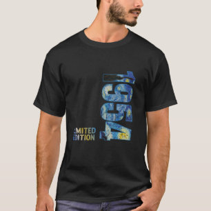 1954 Geburtstag Vincent Van Gogh Sternennacht T-Shirt