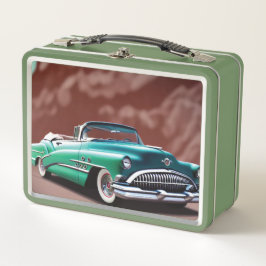1954 Lunch-Box für klassisches Autometall Metall Brotdose