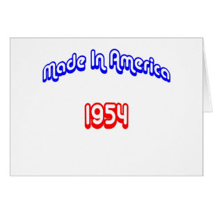 1954 machte in Amerika