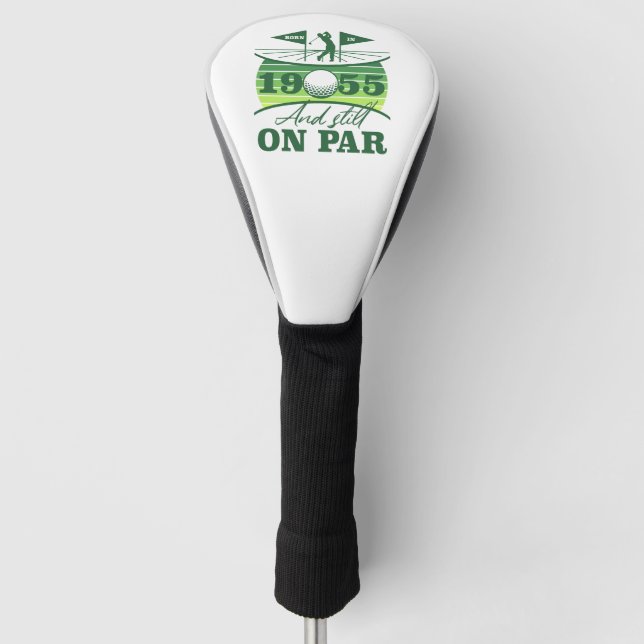 1955 70. Geburtstag Golf Spaß Headcover (Vorderseite)