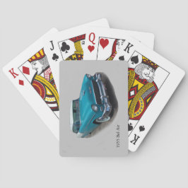 1955 Blue Bel Air Spielkarte