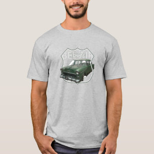 1955 Chevrolet Bel Air. 55 Grüner Schatz.Amerikan T-Shirt