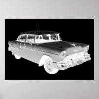 1955 Chevrolet Bel Air Classic Car Art