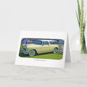 1955 Chevrolet Nomad greeting card Karte