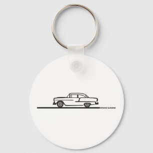 1955 Chevy Hardtop Pfosten Schlüsselanhänger