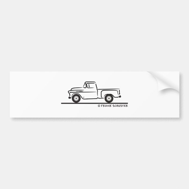 1955 Chevy Truck Autoaufkleber (Vorne)