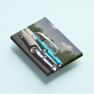 1955 - Klassische Caravas-Printwerbung Leinwanddruck