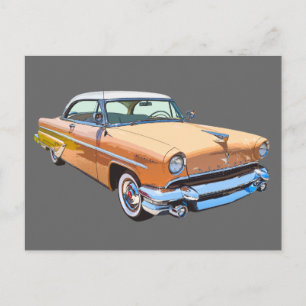 1955 Lincoln Capri Luxuswagen Postkarte