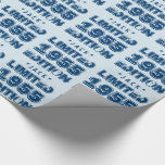 1955 oder Any Year Birthday Limited Edition 60th V Geschenkpapier<br><div class="desc">1955 oder Any Year Birthday Limited Edition 60th V4Z. Sie suchen ein einzigartiges Geburtstagsgeschenk? Hier ist ein lustiges individuelles Geburtstagsgeschenk.Und! -Text ist anpassbar, sodass Sie einen Namen ändern oder hinzufügen können, ein Gefühl hinzufügen oder ein Jahr ändern können. Es liegt an Ihnen - Sie können ein einzigartiges einmaliges Geschenk haben,...</div>