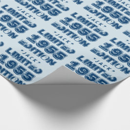 1955 oder Any Year Birthday Limited Edition 60th V Geschenkpapier