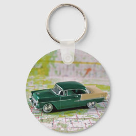 1955 Retro-Auto Schlüsselanhänger