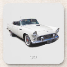 1955 Set für weißer konvertierbarer Untersetzer