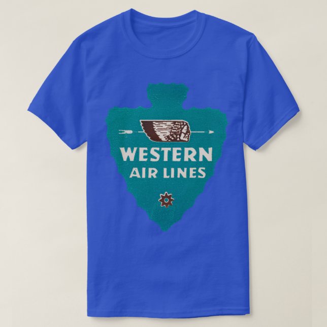 1955 Western Airlines T-Shirt (Design vorne)