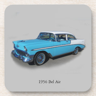 1956 Bel Air Set mit 6 Untersetzer aus Kunststoff