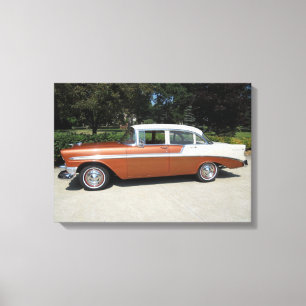 1956 Chevrolet Bel-Air 4 Door Sedan Leinwanddruck