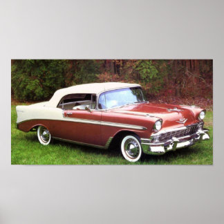 1956 Chevrolet Bel-Air Convertible Posters Poster