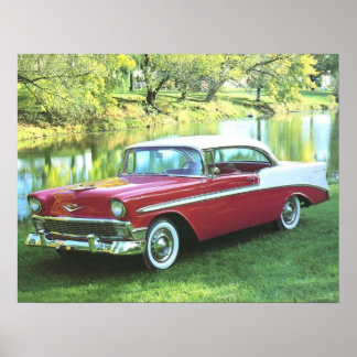 1956 Chevrolet Bel Air Poster