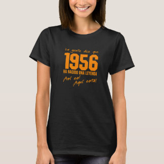 1956 Geborenes Geburtstagsoutfit Vintage 1061 Feie T-Shirt