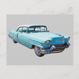 1956 Sedan Deville Cadillac Luxury Car Postkarte