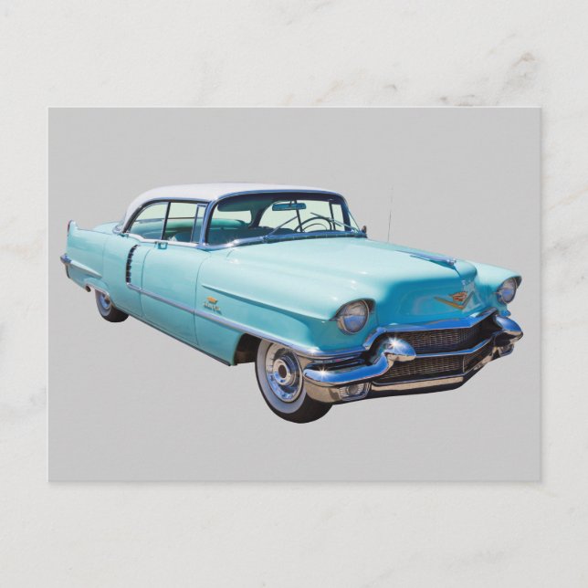 1956 Sedan Deville Cadillac Luxury Postkarte (Vorderseite)