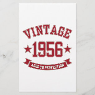 1956 Vintag bis perfekt Briefpapier