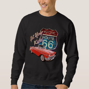 1957 57 Chevys LKW Bel Air Vintag Retrowagen Str. Sweatshirt