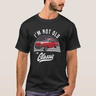 1957 57 Chevys LKW Vintage Bel-Air-Autos rot T-Shirt